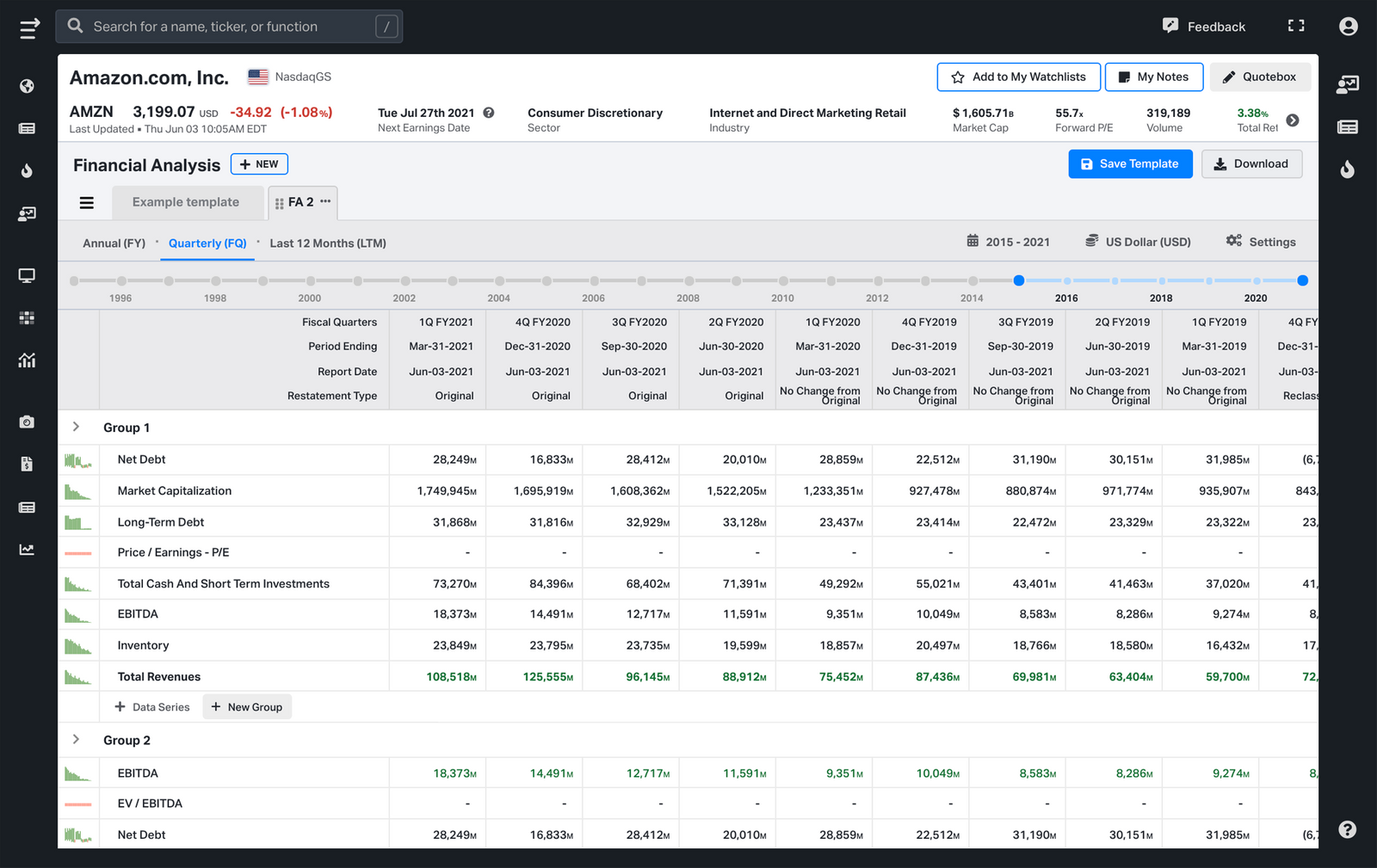My Dashboard Groups, ETF Exposure, Paid Plans Koyfin Release v3.4