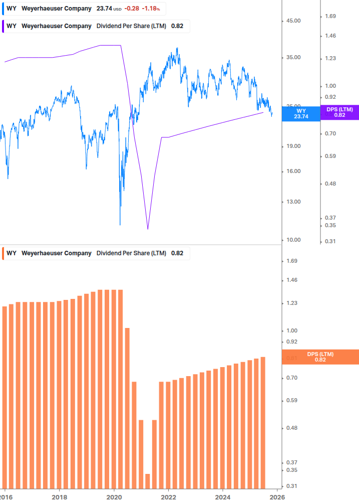 Dividend Growth Chart