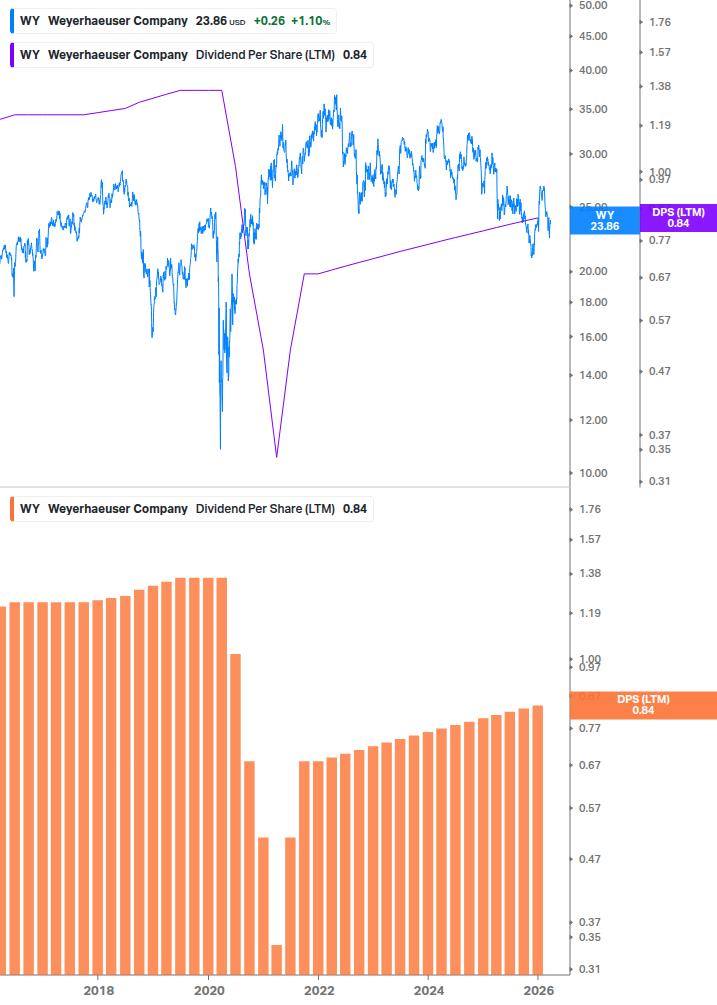 Dividend Growth Chart