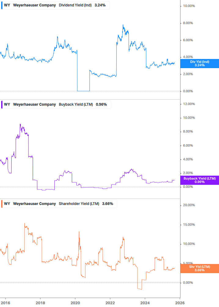 Shareholder Yield Chart