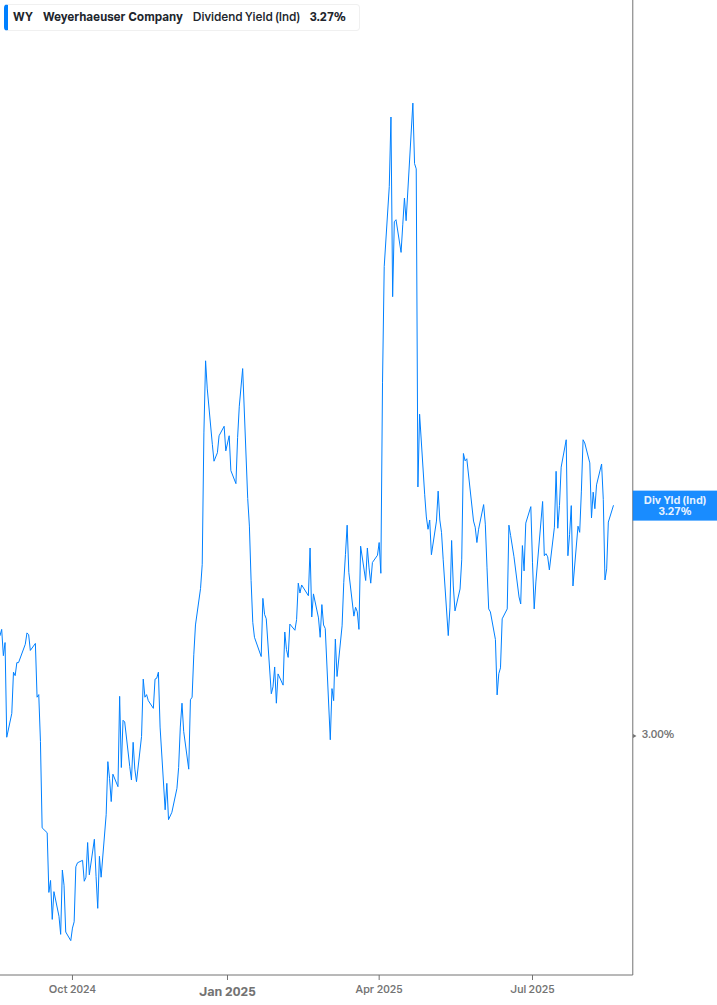 Dividend Yield Chart