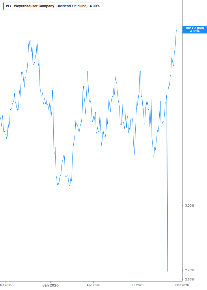 Dividend Yield Chart